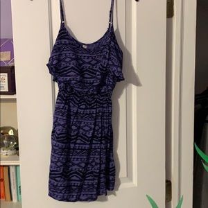 Purple sundress